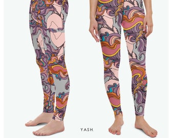 Matching yoga set for couples, Matching leggings for girlfriend and boyfriend, Set For couples, Original gift for yogis