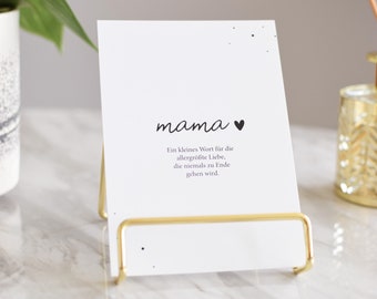 Definition Mama | Grußkarte zum Verschenken | Geschenkidee | Dekoidee |  Weihnachtsgeschenk | Geburtstagskarte | Geschenk zum Muttertag