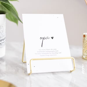 Definition Opa | Grußkarte zum Verschenken | Geschenkidee | Dekoidee |  Weihnachtsgeschenk | Geburtstagskarte