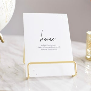 Definition Home | Grußkarte zum Verschenken | Geschenkidee | Dekoidee | Weihnachtsgeschenk | Geburtstagskarte