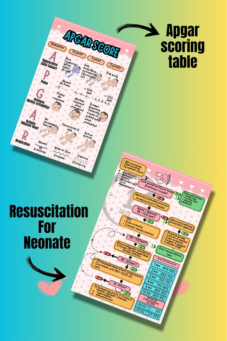Printable ID Card for Nurses ( NRP+ Apgar Score) - Etsy