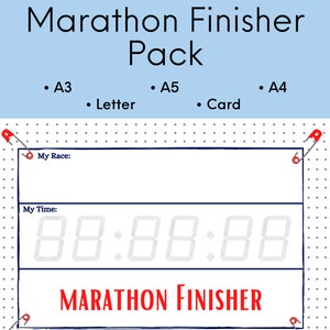 Geschenkpaket, Marathon Finisher, Druckbares Geschenk, Geschenk für Läufer, Digitaler Download
