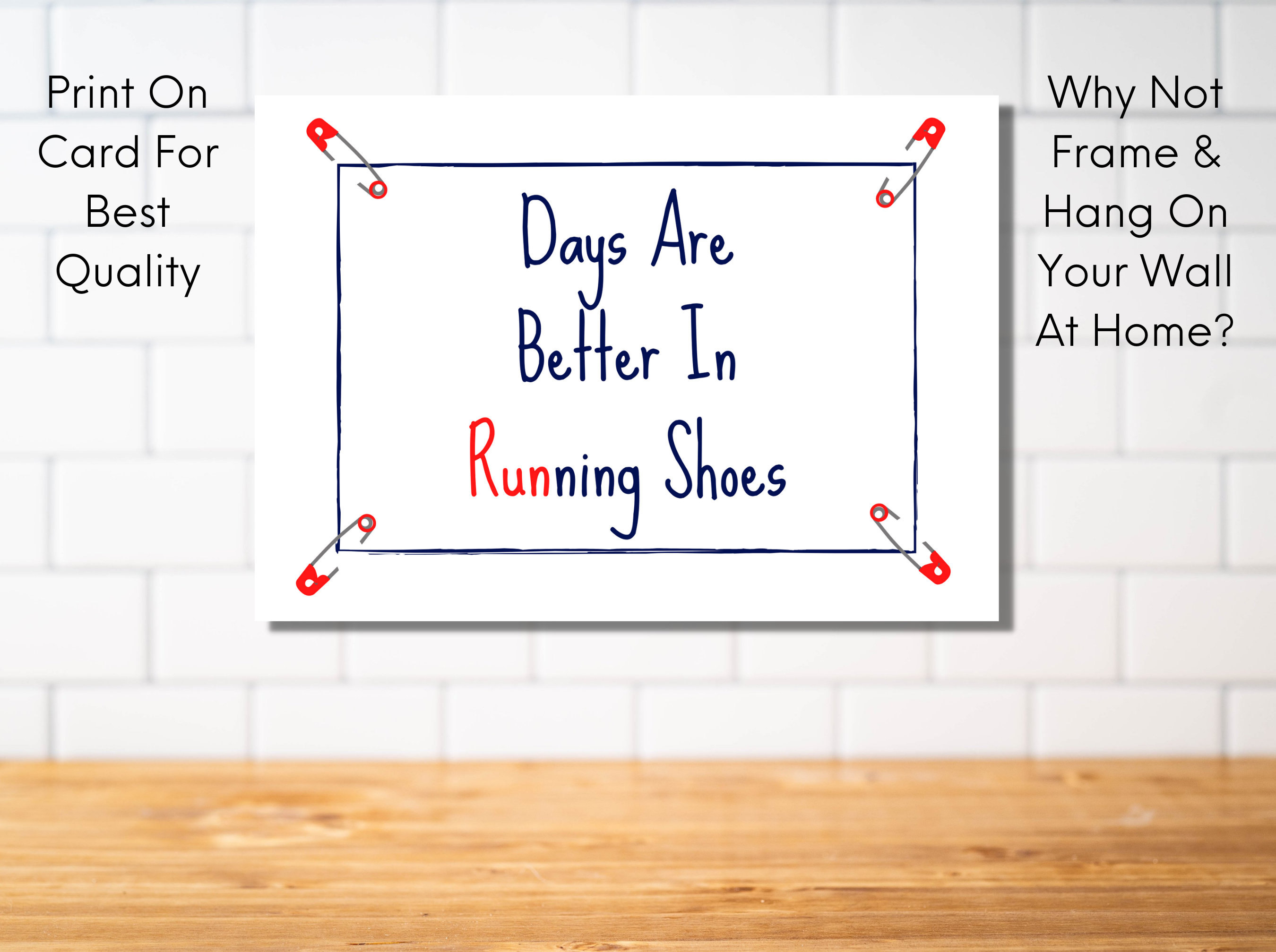 Inspirational Running Quotes, Motivational Quote Printable, Gift for ...