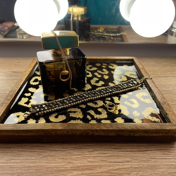 Leopard Print Tray Etsy UK
