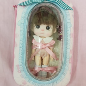 OB11 doll carry bag, obitsu 11 doll container, 1/12 doll carry bag,1:12 BDJ carry bag,gsc,ymy carry bag,outside bag