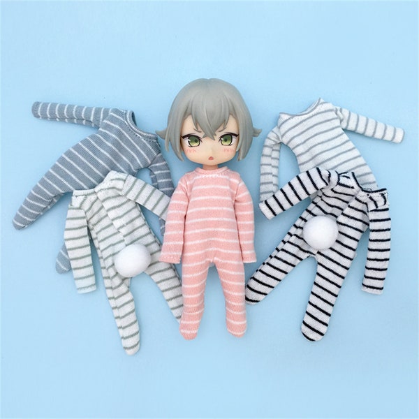 OB11 overalls,OB11 jumpsuit,BJD 12' oversuit,OB11 cute suit,YMY colthes,GSC clothes,handmade doll clothes