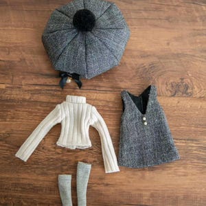 Blythe Dress,doll dress,OB22,OB24 dress,Neo Blythe Dress,Bjd overcoat,Blythe Clothes,Blythe dress set