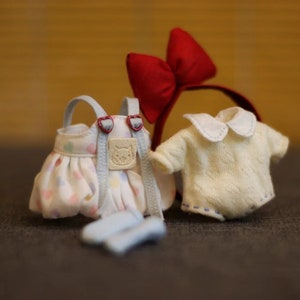 OB11 overalls,OB11 Pants,BJD 12' oversuit,OB11 cute Dress,ymy colthes,gsc clothes,Animal shape suit,handmade clothes