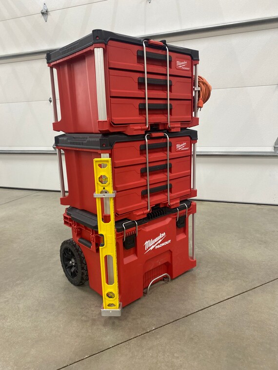 Milwaukee Packout Level Holder CNC Billet Aluminum Tool Box