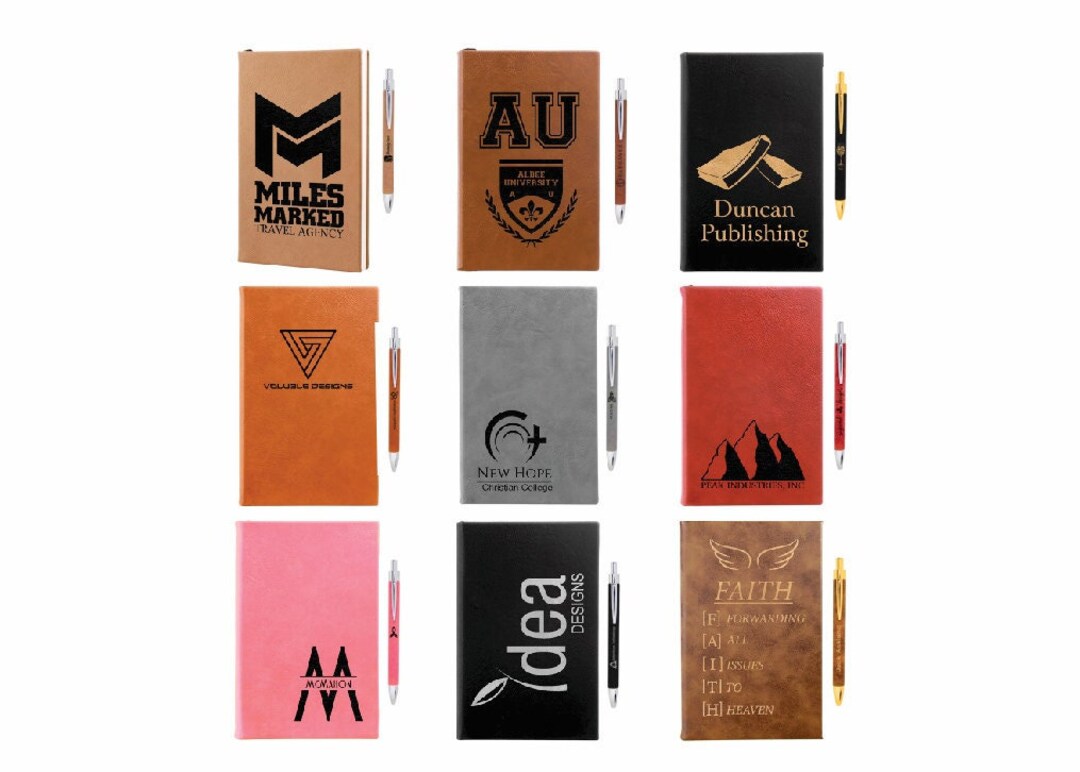 Journal Personalized Leather Journal Engraved Journal Lined Etsy