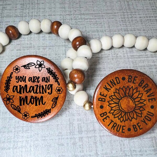 Handcrafted Wooden Bead GS Bracelet 08