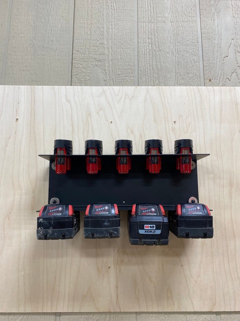 Milwaukee M12 and M18 Battery Holder Etsy