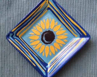 Sunflower Trinket Tray