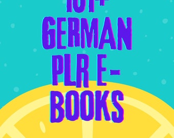 GERMAN PLR E-BOOKS for selling online or for free give away, Link magnet, free ebooks, online marketing