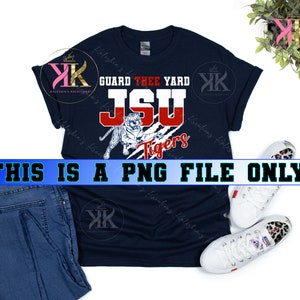 ジャクソン州立大学 JSU の PNG ファイル THEE I Love Jackson State Guard the Yard デザイン swac デザイン