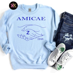 Amicae Sweatshirt, Amicae paraphernalia, Amicae Kleidung, Zeta Amicae Shirt, 1948, Zeta Phi Beta Paraphernalia, Amicae Geschenk