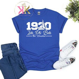 1920, Zeta Phi Beta Sorority, Zeta Apparel, Zeta Phi Beta Paraphernalia, Zeta New Crossing Gift, Zeta Founder&#39;s Day T-shirt, J16, ZPB Shirt