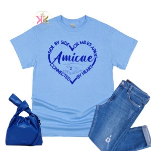 Amicae paraphernalia, Sister at Heart, Zmicae Apparel, Zeta Amicae Shirt, 1948, Zeta Phi Beta, Friends of Zeta, j16, Finer Friends,