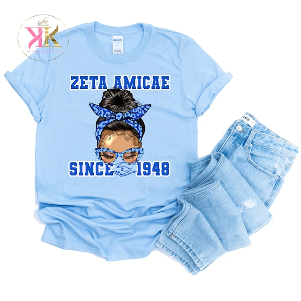 Zeta Amicae Shirt, Cute Amicae, Amicae paraphernalia, Amicae apparel, 1948, Zeta Phi Beta, Friends of Zeta, ZETA Friends, Finer Friends