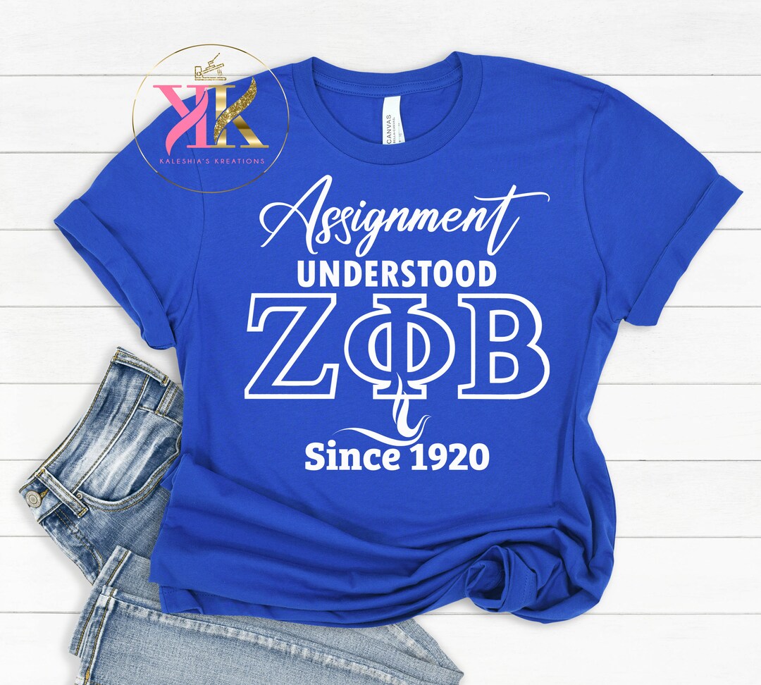 Zeta Phi Beta Sorority Shirt, Zeta Apparel, Zeta Phi Beta