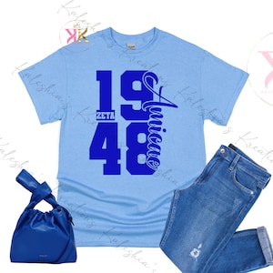 1948 Amicae Shirt, Amicae paraphernalia, Amicae apparel, Zeta Amicae Shirt, Zeta Phi Beta, Friends of Zeta, True Friends, Finer Friends,