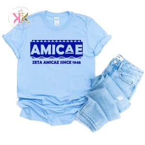 Amicae Shirt, Amicae paraphernalia, Amicae apparel, Zeta Amicae Shirt, Zeta Phi Beta, Friends of Zeta, True Friends, Finer Friends,