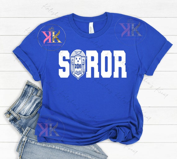 Zeta Soror Shirt, Zeta Phi Beta Sorority, Zeta Apparel, Zeta Phi
