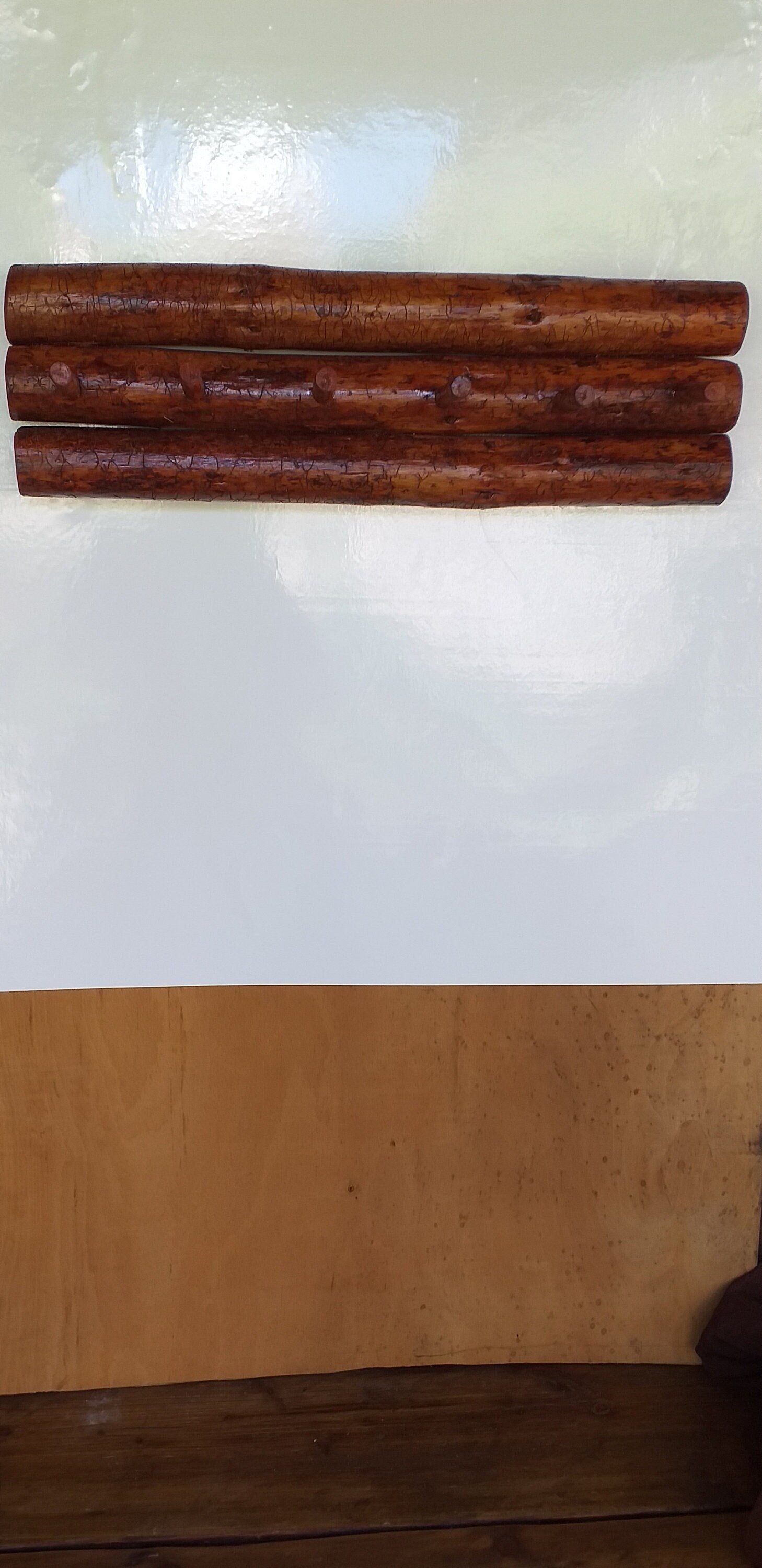 Rustic Pine Log Wall Coat Rack - Etsy