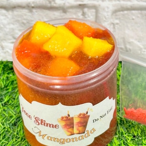 Mangonada Icee with Jelly Cube Slime ~Stretchy~ Scented~ Slime Shops~ ASMR