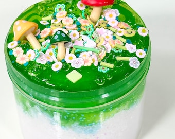 Fairy Tale Land Cloud and Clear Slime ~ Stretchy~Scented~Slime Shops~ASMR