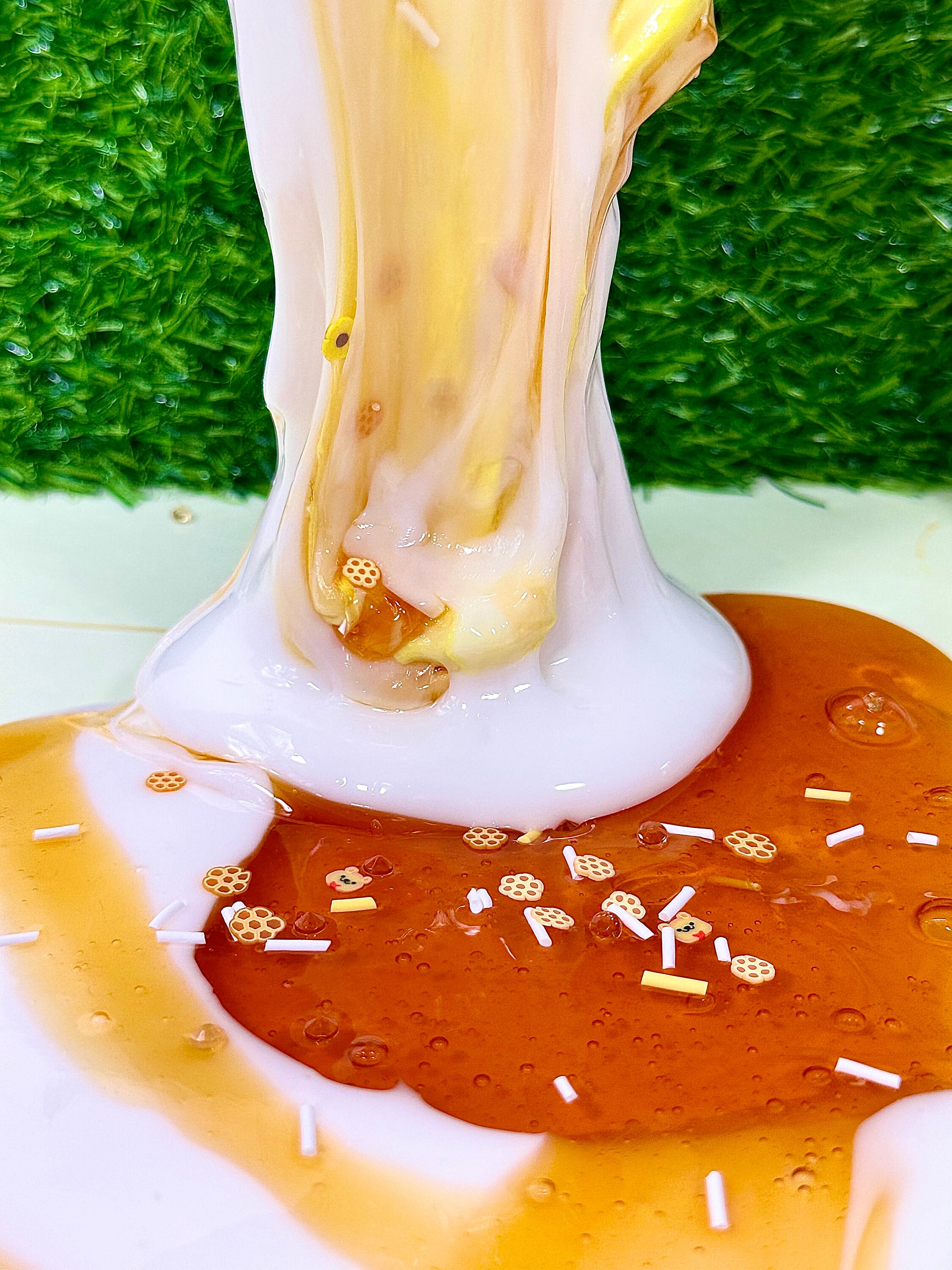 Milk &amp; Honey Thick and Glossy Slime DIY Clay~ Stretchy~ Scented~ Slime ...