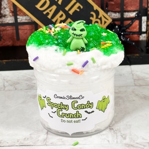 Spooky Candy Crunch Snow Fizz  Bingsu Slime~Halloween Slimes~Fall Slimes~Scented~Slime Shops~ASMR