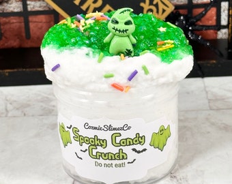 Gruseliger Candy Crunch Snow Fizz Bingsu Schleim ~ Halloween-Schleime ~ Herbst-Schleime ~ Duftend ~ Schleimläden ~ ASMR