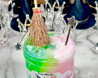 Wicked Whipped Minis – Pink & Green Slime Duo  ~ Birthday Party Slimes ~ Scented ~ Slime Shops ~ ASMR
