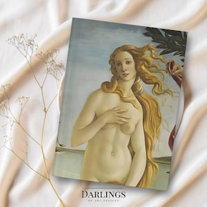 Botticelli Birth of Venus Journal Mythology Notebook Italian Art Sketchbook Artful Notebook Matte Hardcover Diary Aphrodite Field Journal
