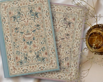 William Morris Journal vintage art nouveau notitieboek mat kunstzinnig dagboek donkere Academia hardcover notitieboek William Morris cadeau poëziedagboek