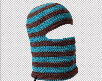 Cagoule laine mérinos #balaclava #crochet