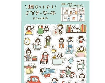 Four Assorted Designs Planner Stickers | Cute Schedule Stickers | Furukawashiko Stickers | Schedule Seal