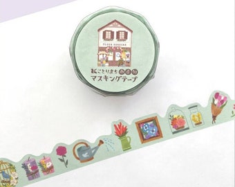 Flower Shop Die-Cut Masking Tape | Mind Wave Kotorimachi Series Washi Tape