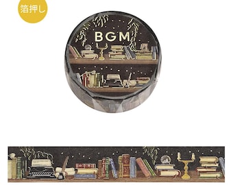 Night Reading Bookshelf Washi Tape