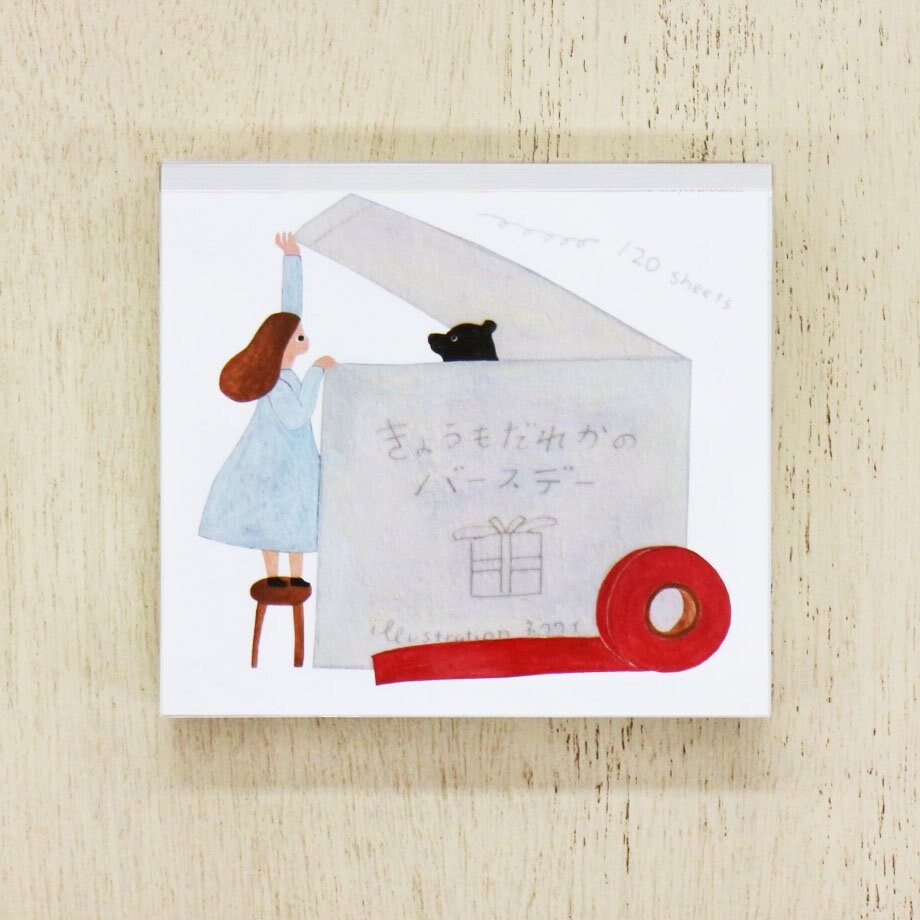 Necktie Memo Pad Japanese Illustrator Necktie Stationery Etsy