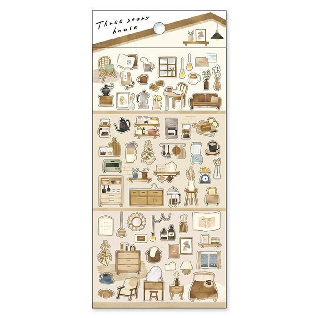 Three Storey House Stickers | Mind Wave Deco Stickers | Interior Design ...