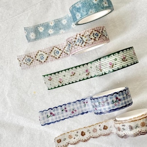 PION Woven Series Washi Tape | 5 Designs