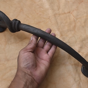 Vintage style Cast iron Large Front door gate Twisted Rope Shape pull handle