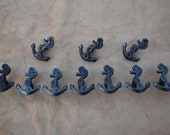 anchor iron door knob Handles Cabinet Dresser Drawer Pulls Hardware knobs 10 pcs