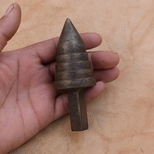 Vintage handmade iron blacksmith silversmith jewelry Miniature hardy stepped anvil tool 12 oz