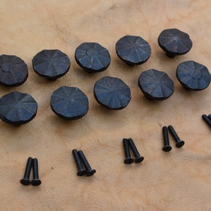 Cast Iron Door Knob Handles Round vintage door handle cupboard knobs 10 pcs lot