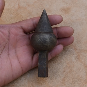 Vintage handmade iron blacksmith silversmith jewelry Miniature hardy stepped anvil tool 10.5 oz