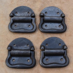Vintage cast iron door knocker gate handle door pull drop handle Hardware 4 pcs