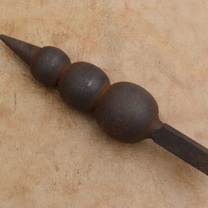 Blacksmith handmade iron silversmith tinsmith jewelry hardy ball stepped cone anvil tool
